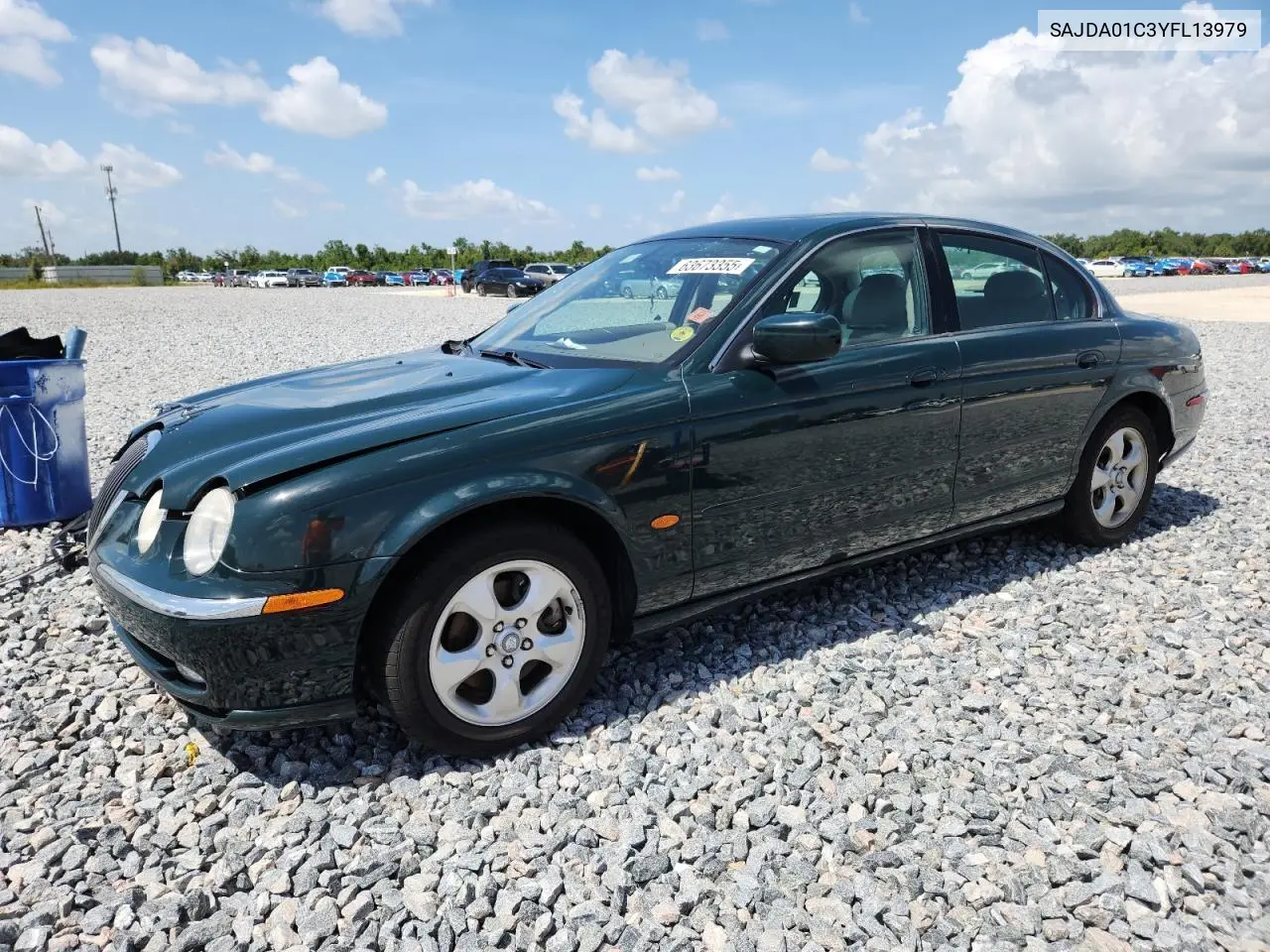 2000 Jaguar S-Type VIN: SAJDA01C3YFL13979 Lot: 63673355