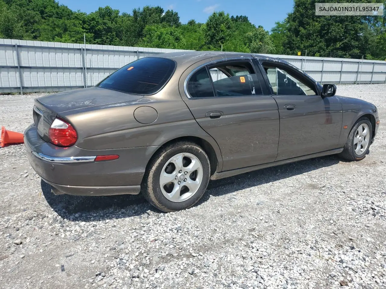 2001 Jaguar S-Type VIN: SAJDA01N31FL95347 Lot: 57827685