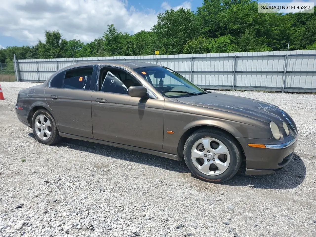 2001 Jaguar S-Type VIN: SAJDA01N31FL95347 Lot: 57827685