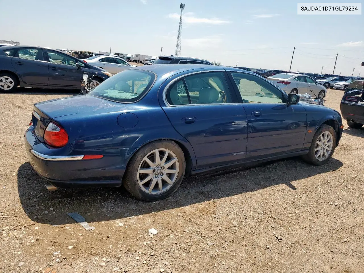 2001 Jaguar S-Type VIN: SAJDA01D71GL79234 Lot: 60030705