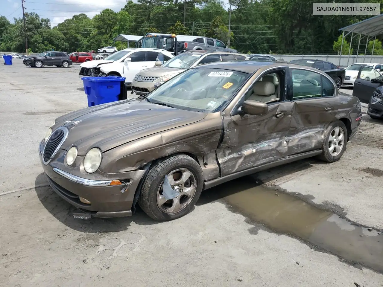 2001 Jaguar S-Type VIN: SAJDA01N61FL97657 Lot: 60914375