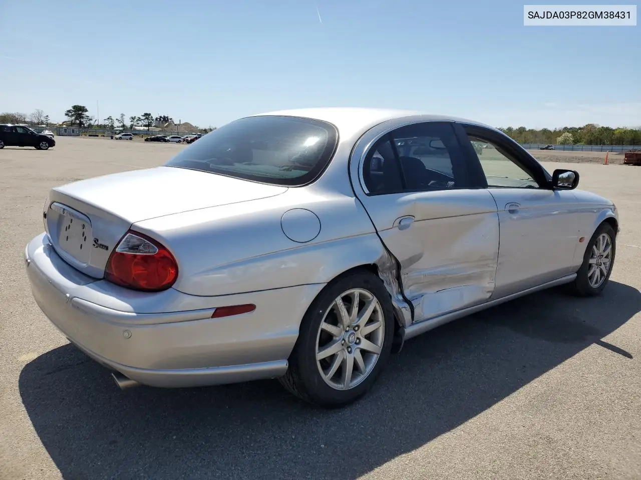 2002 Jaguar S-Type Sport VIN: SAJDA03P82GM38431 Lot: 54934795