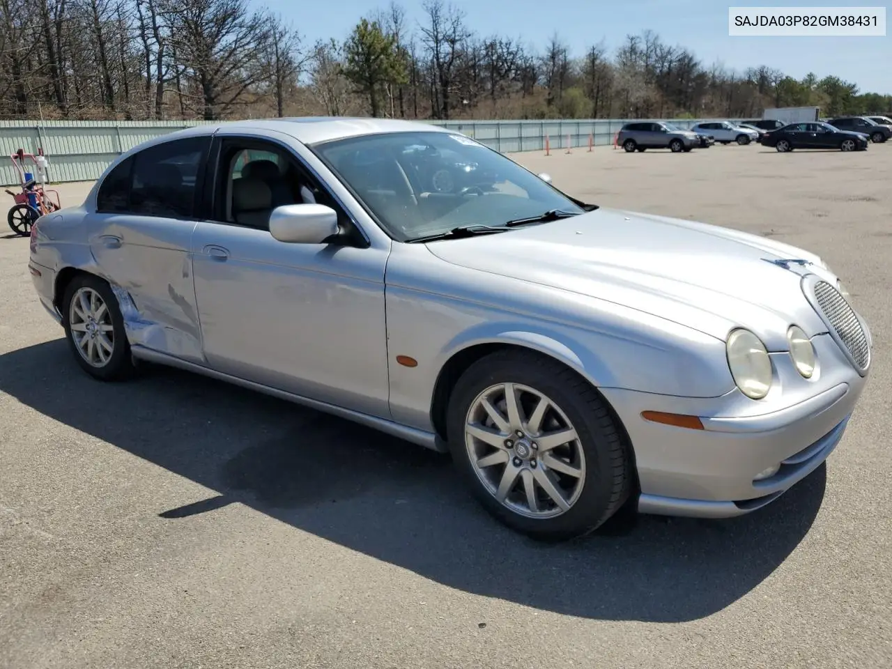 2002 Jaguar S-Type Sport VIN: SAJDA03P82GM38431 Lot: 54934795