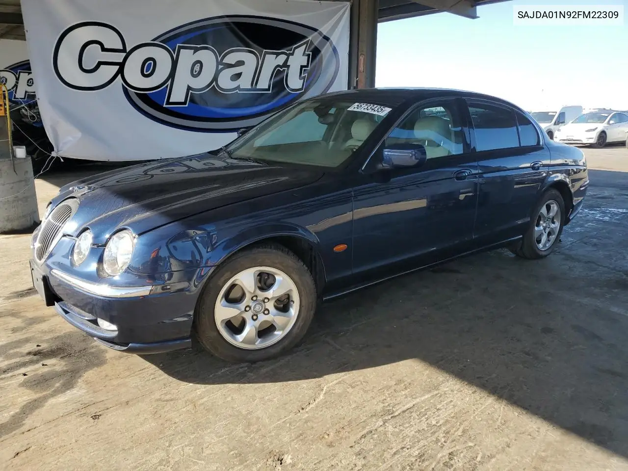 2002 Jaguar S-Type VIN: SAJDA01N92FM22309 Lot: 56733435