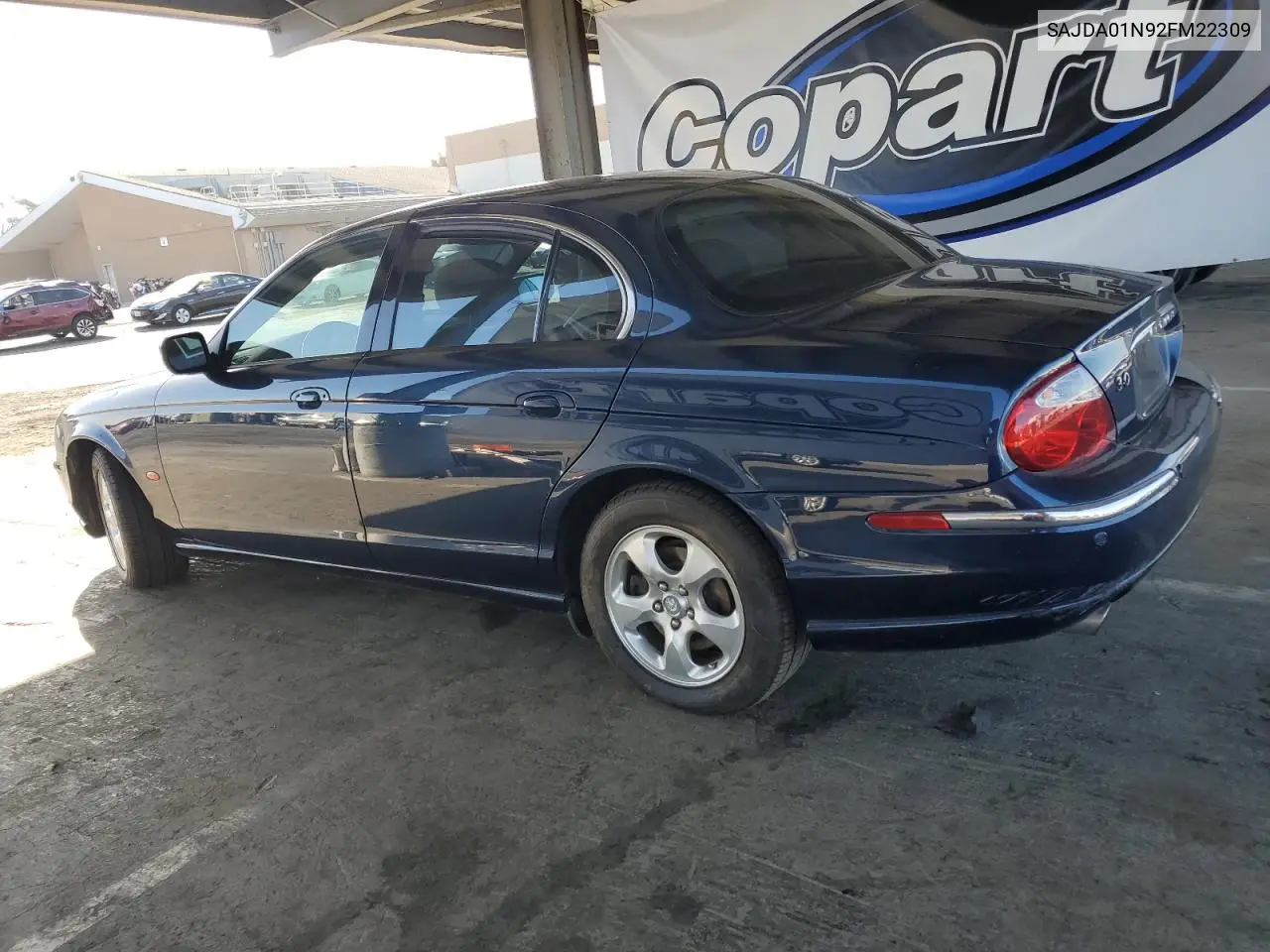 2002 Jaguar S-Type VIN: SAJDA01N92FM22309 Lot: 56733435