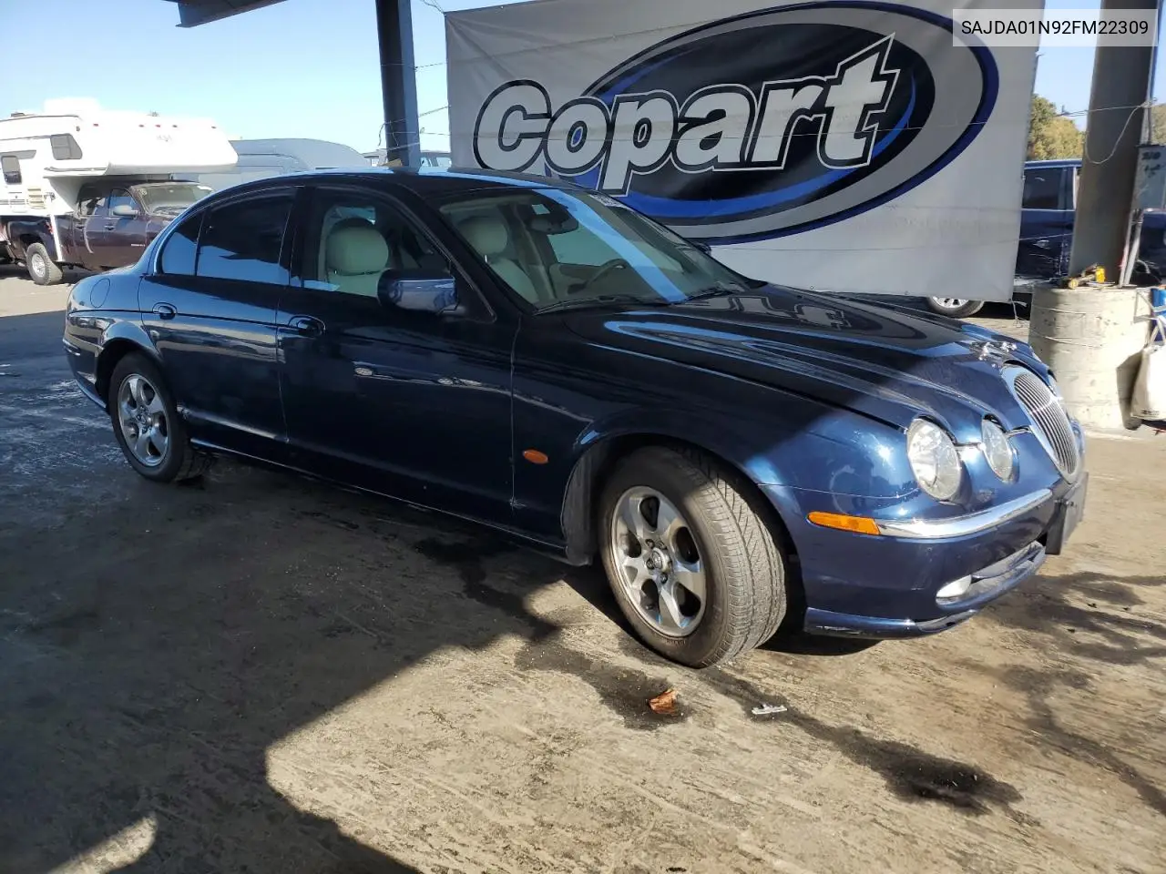 2002 Jaguar S-Type VIN: SAJDA01N92FM22309 Lot: 56733435