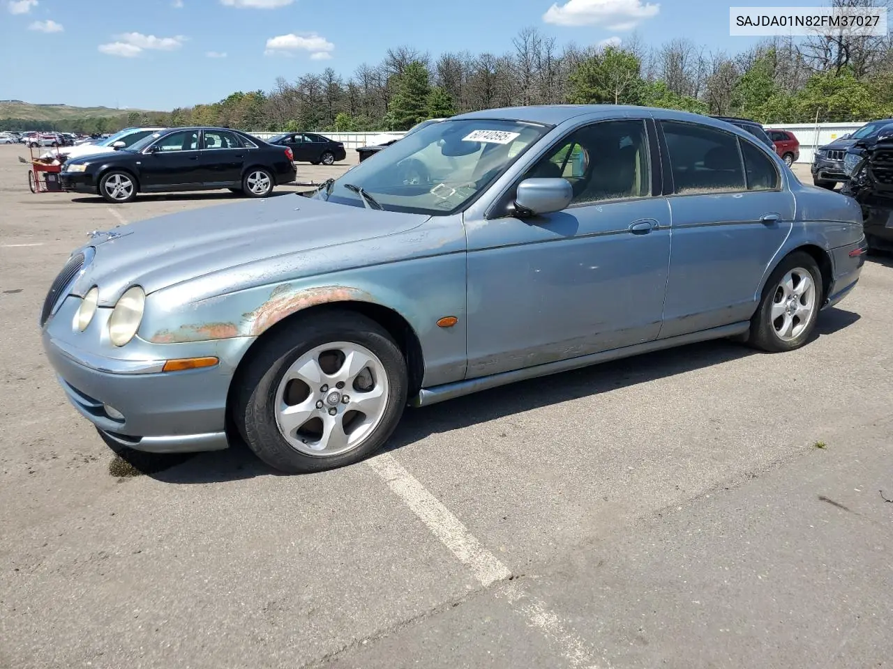 2002 Jaguar S-Type VIN: SAJDA01N82FM37027 Lot: 60740595