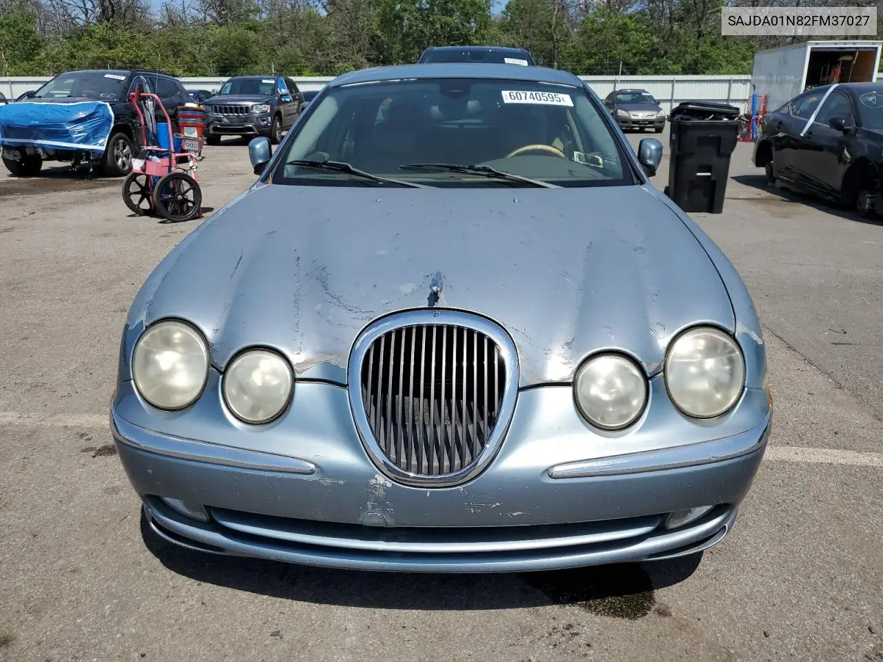 2002 Jaguar S-Type VIN: SAJDA01N82FM37027 Lot: 60740595