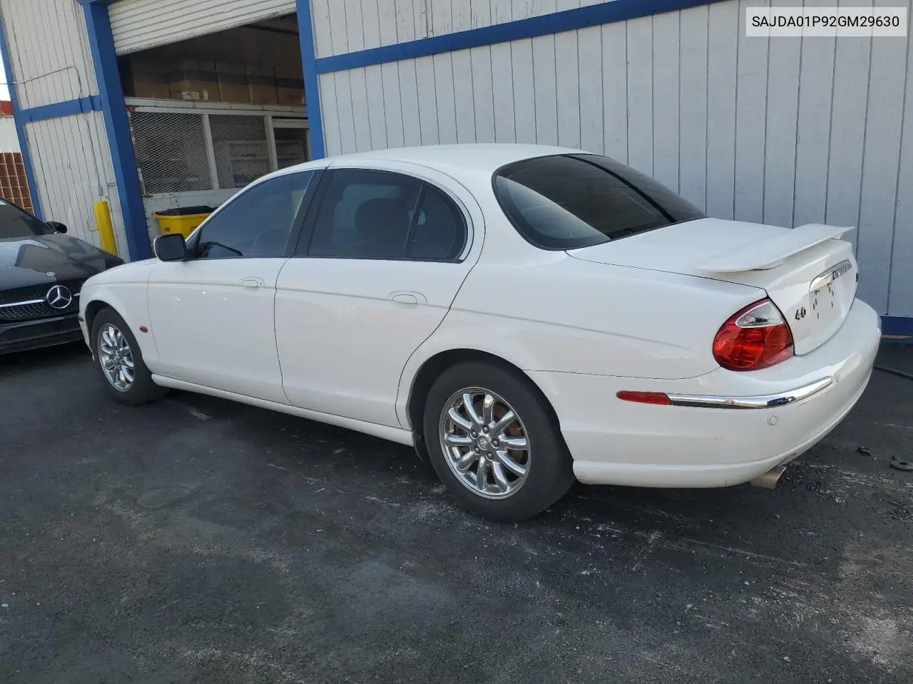 2002 Jaguar S-Type VIN: SAJDA01P92GM29630 Lot: 62421225