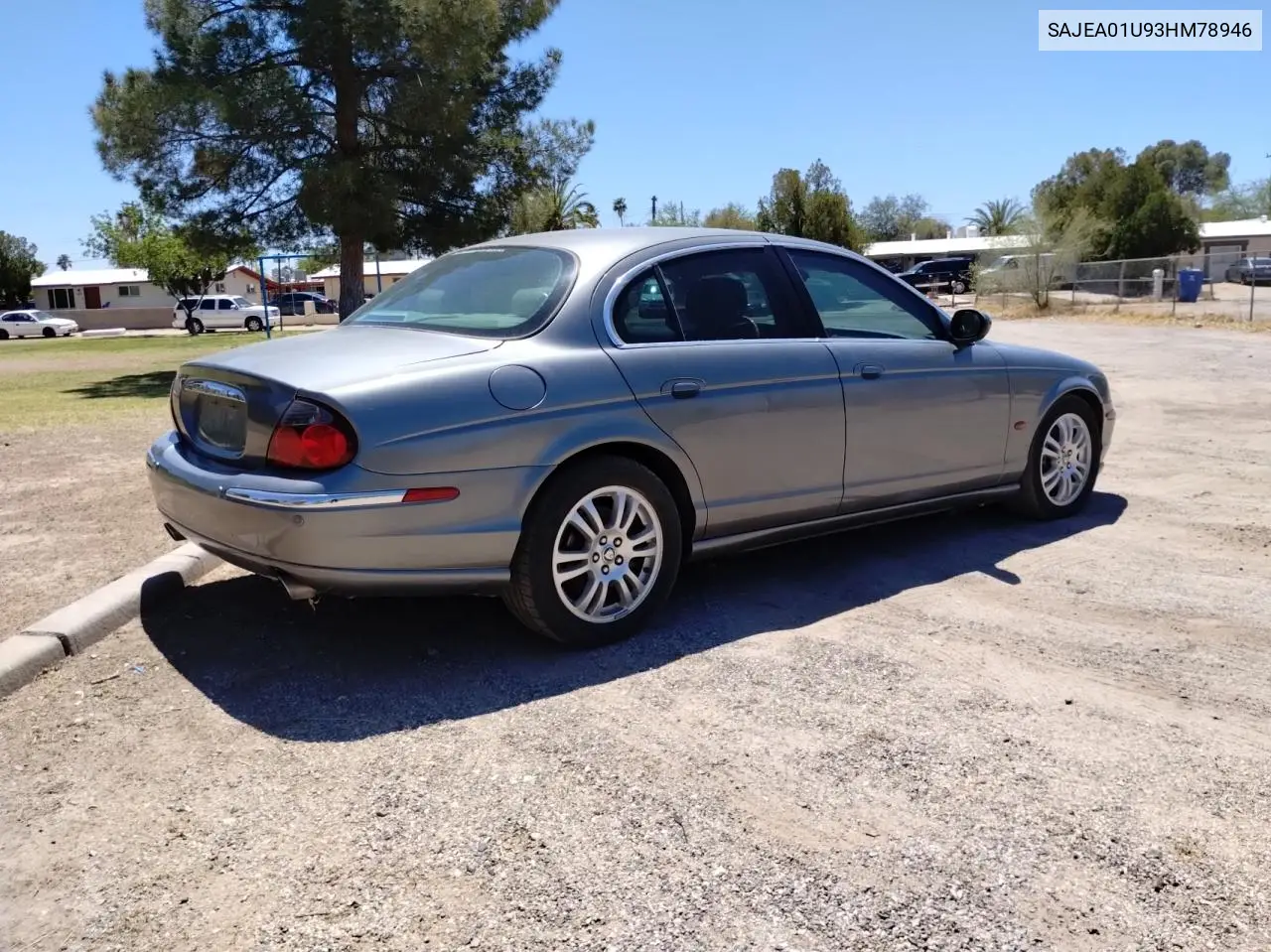 2003 Jaguar S-Type VIN: SAJEA01U93HM78946 Lot: 54582105