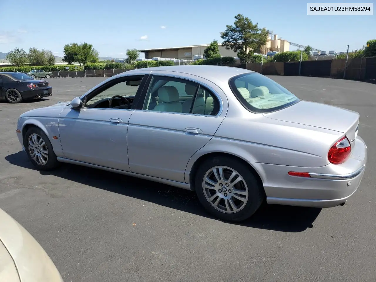 2003 Jaguar S-Type VIN: SAJEA01U23HM58294 Lot: 54791585