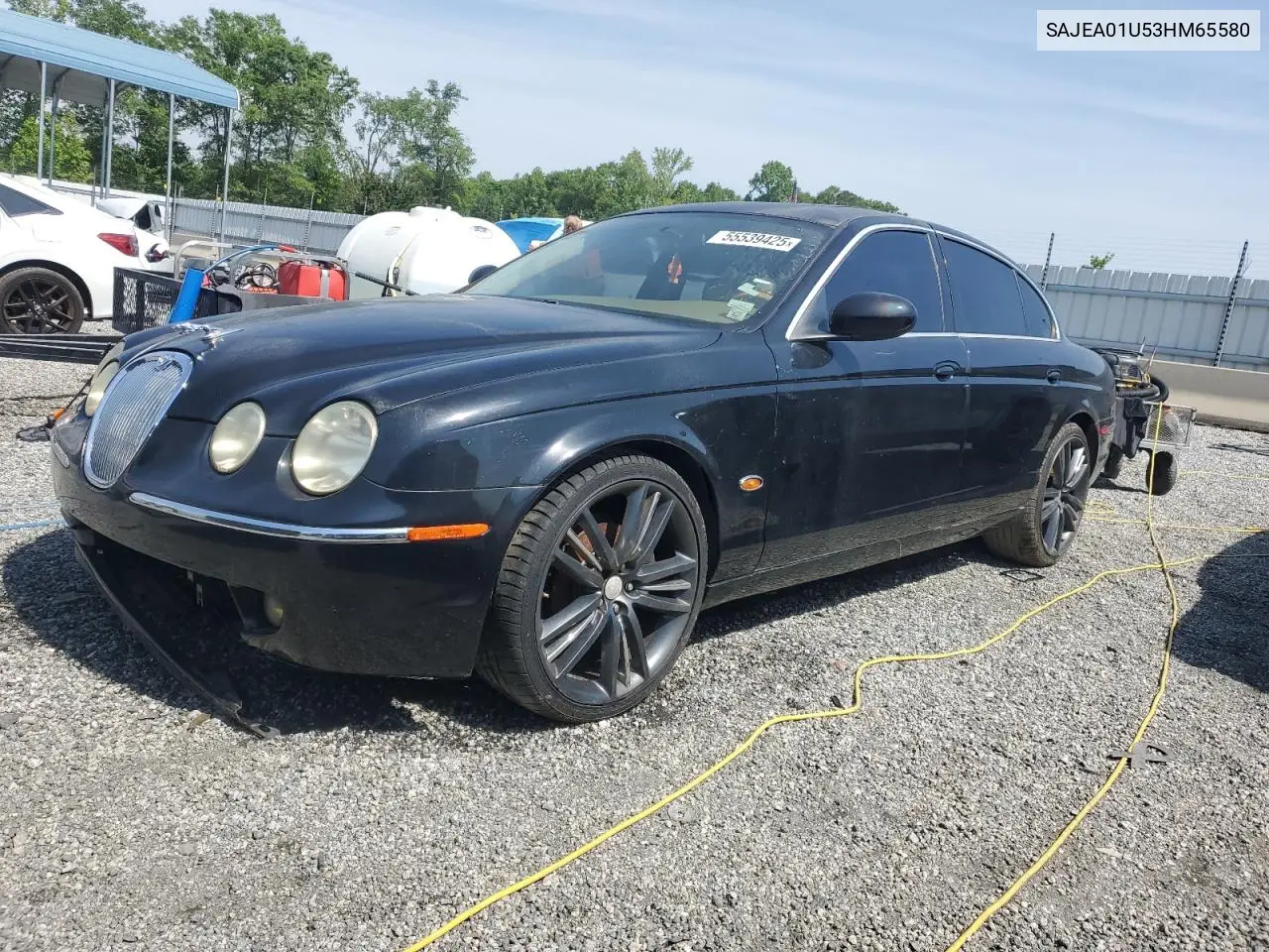 2003 Jaguar S-Type VIN: SAJEA01U53HM65580 Lot: 55539425
