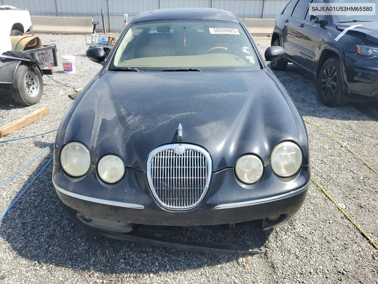 2003 Jaguar S-Type VIN: SAJEA01U53HM65580 Lot: 55539425
