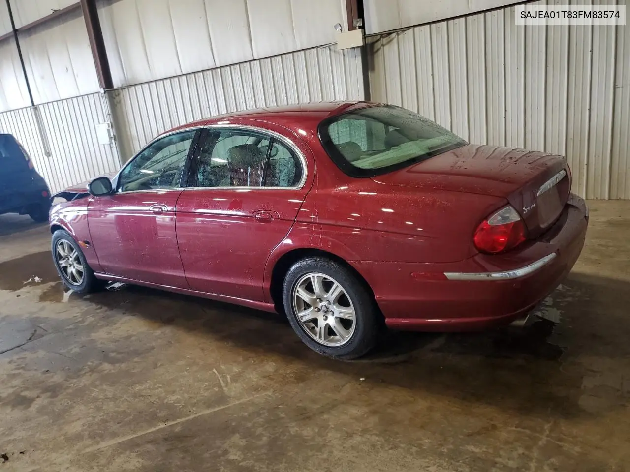 2003 Jaguar S-Type VIN: SAJEA01T83FM83574 Lot: 58785485