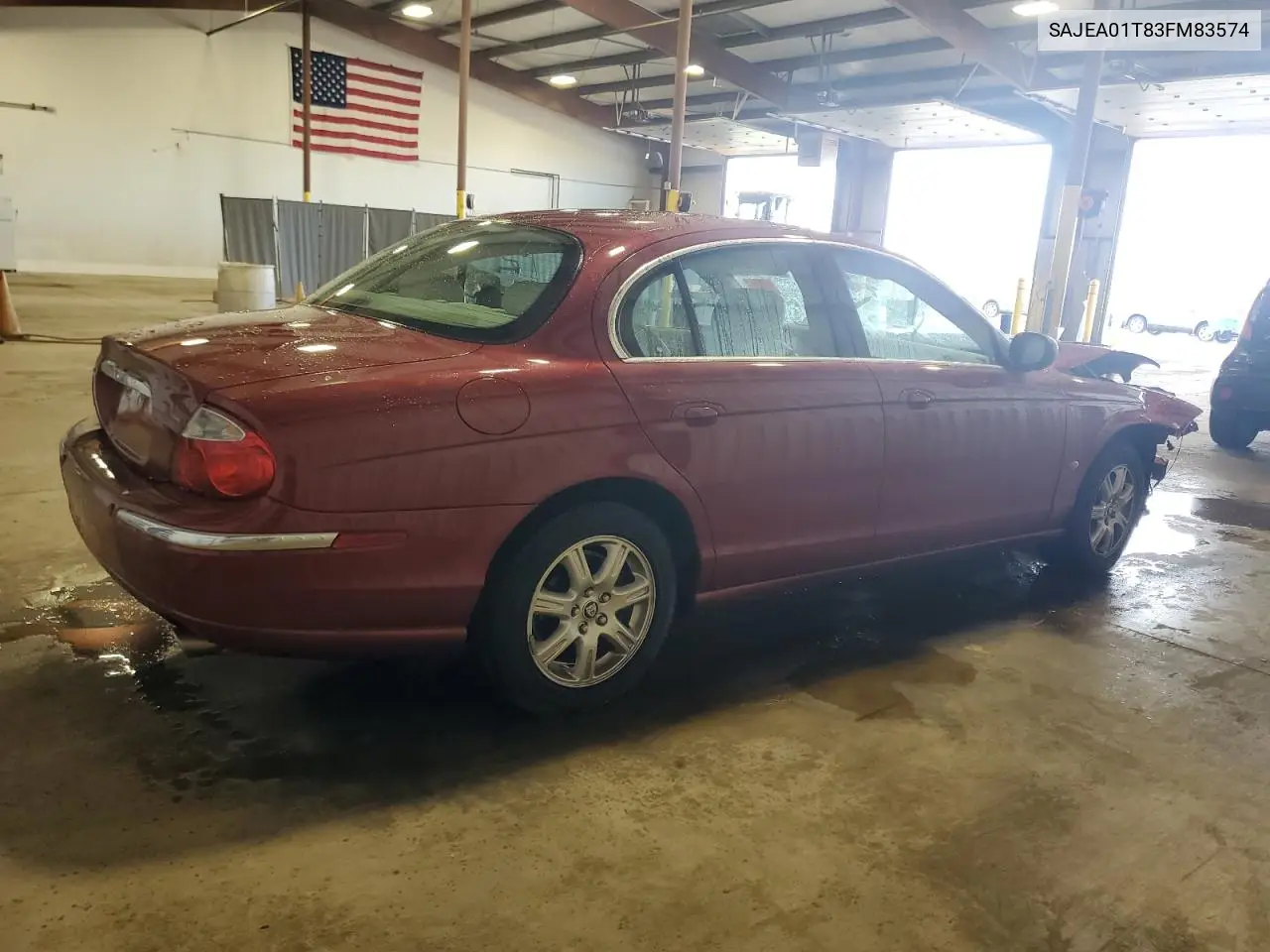 2003 Jaguar S-Type VIN: SAJEA01T83FM83574 Lot: 58785485
