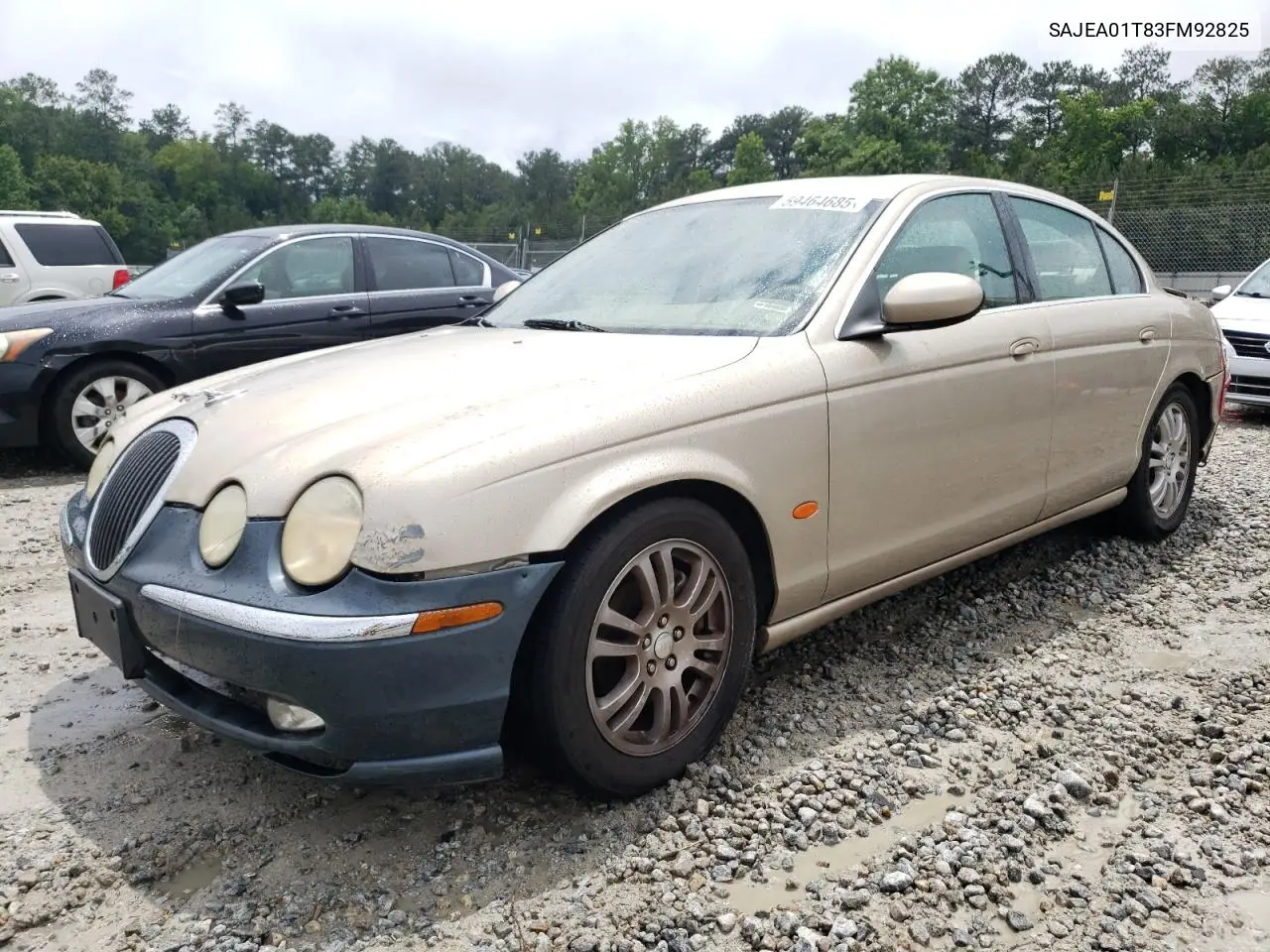 2003 Jaguar S-Type VIN: SAJEA01T83FM92825 Lot: 59464685