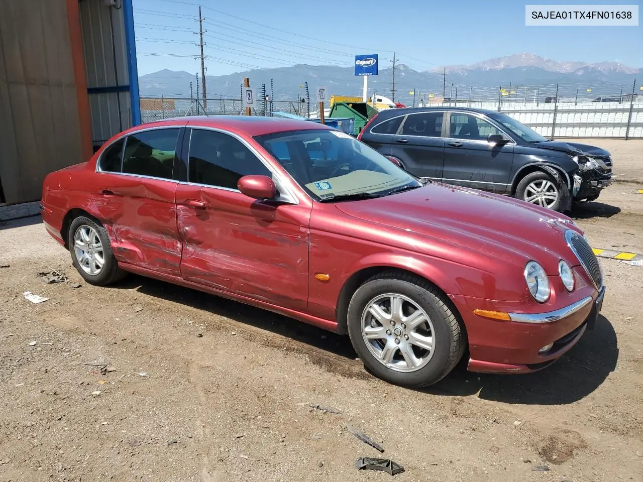 2004 Jaguar S-Type VIN: SAJEA01TX4FN01638 Lot: 61998685