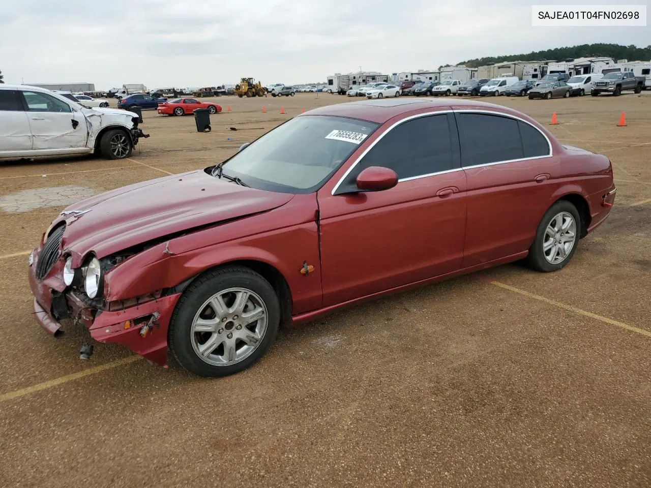 2004 Jaguar S-Type VIN: SAJEA01T04FN02698 Lot: 73572784