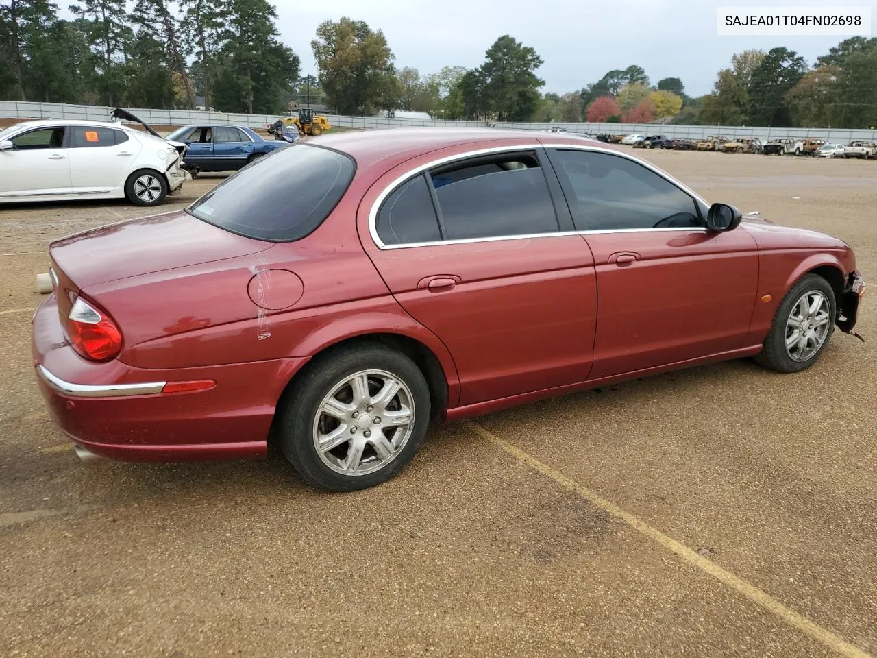 2004 Jaguar S-Type VIN: SAJEA01T04FN02698 Lot: 73572784