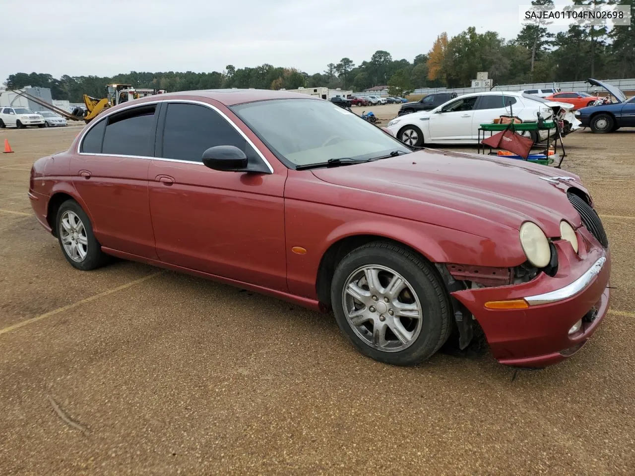 2004 Jaguar S-Type VIN: SAJEA01T04FN02698 Lot: 73572784