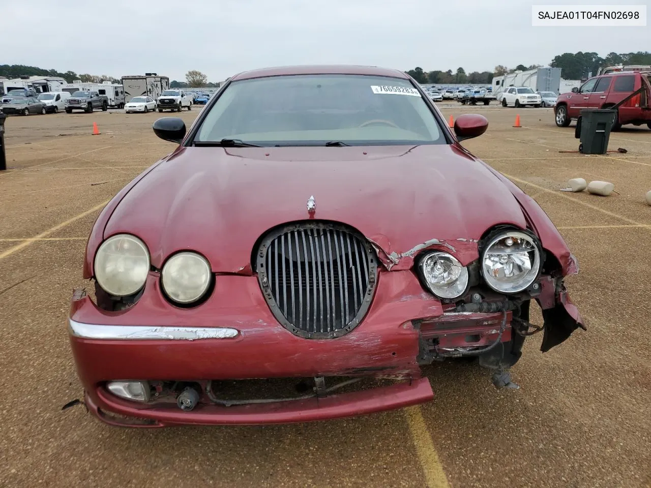 2004 Jaguar S-Type VIN: SAJEA01T04FN02698 Lot: 73572784