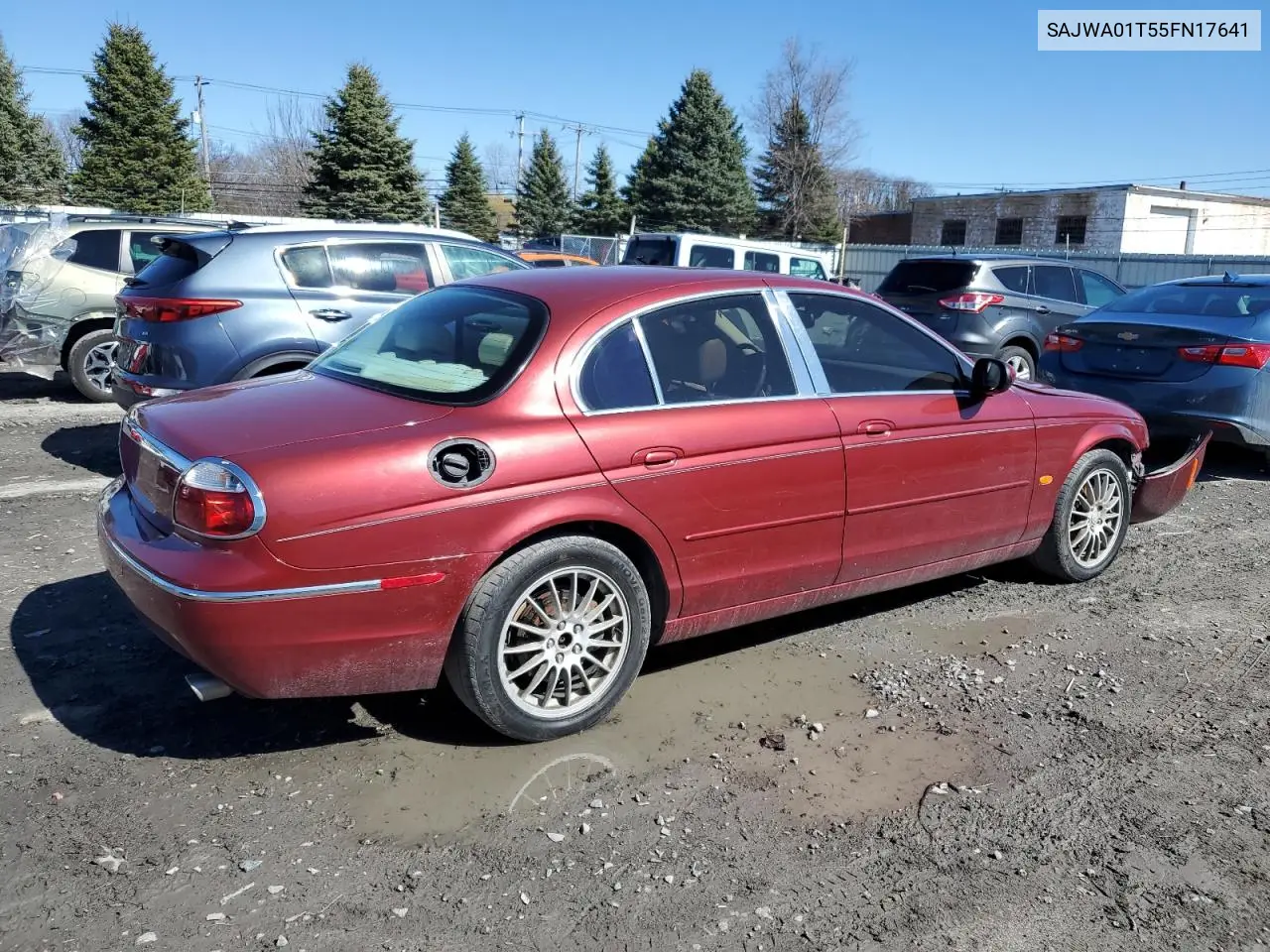 2005 Jaguar S-Type VIN: SAJWA01T55FN17641 Lot: 49897515