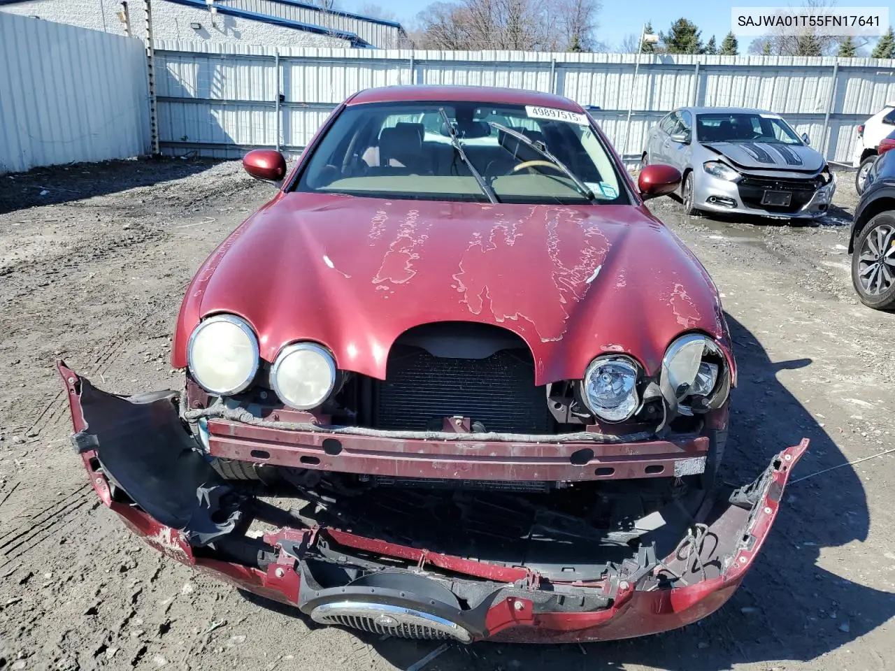 2005 Jaguar S-Type VIN: SAJWA01T55FN17641 Lot: 49897515