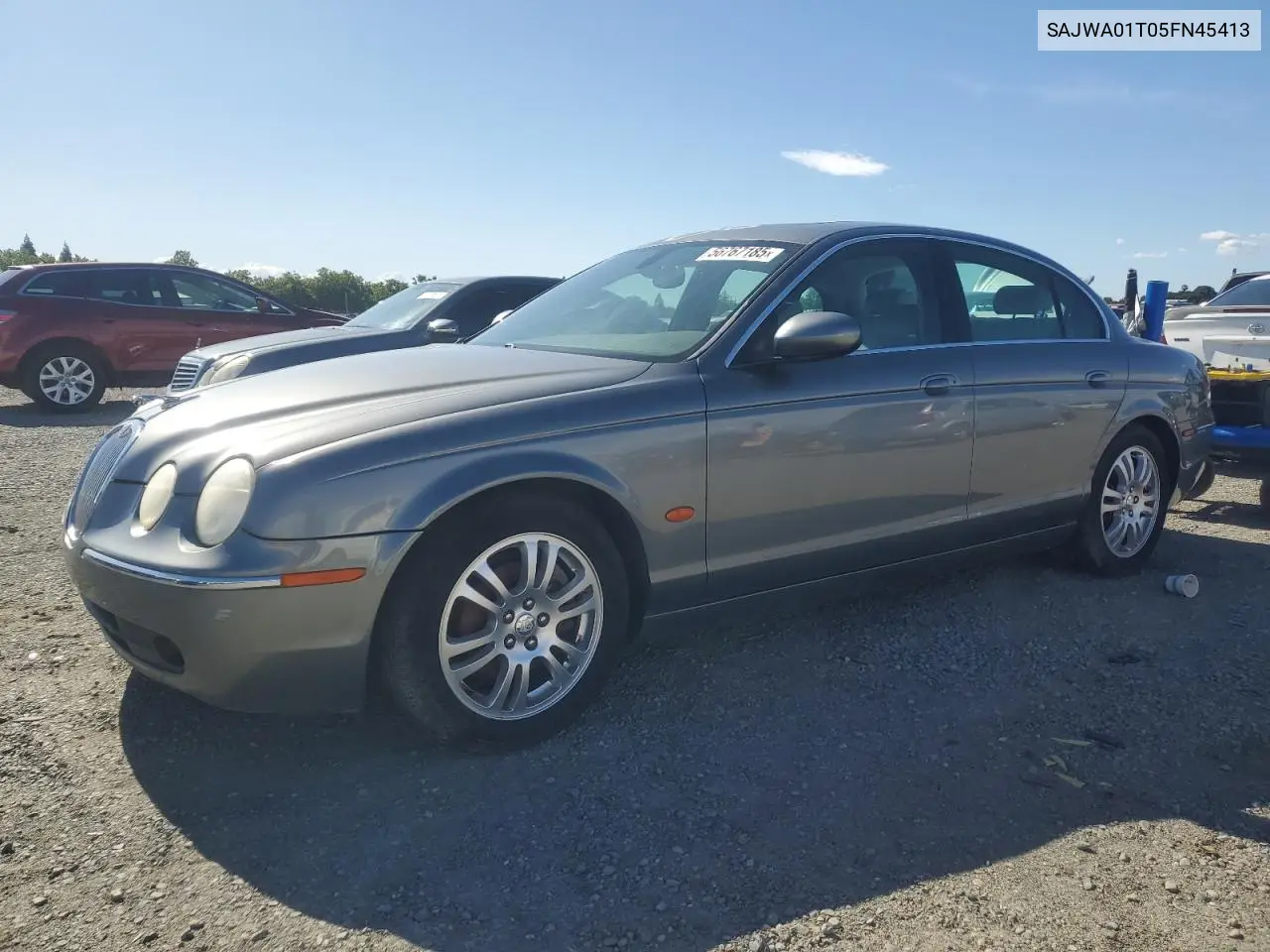 2005 Jaguar S-Type VIN: SAJWA01T05FN45413 Lot: 56767185
