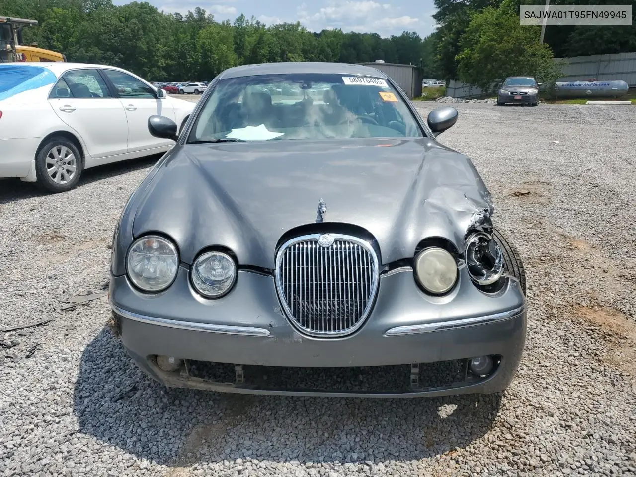 2005 Jaguar S-Type VIN: SAJWA01T95FN49945 Lot: 58976465