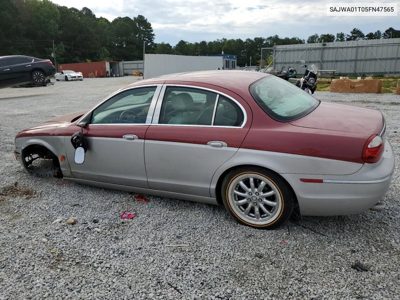 2005 Jaguar S-Type VIN: SAJWA01T05FN47565 Lot: 62032755