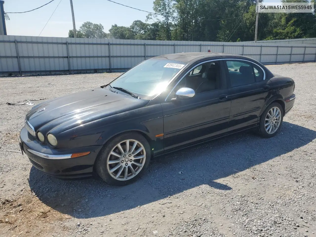 2005 Jaguar X-Type 3.0 VIN: SAJWA51A15WE55945 Lot: 63942365