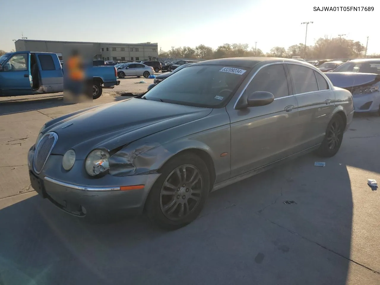 2005 Jaguar S-Type VIN: SAJWA01T05FN17689 Lot: 83209234