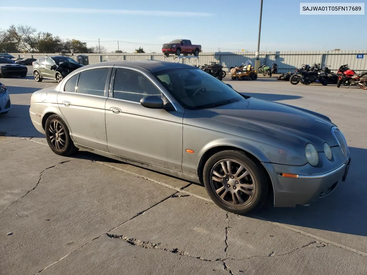 2005 Jaguar S-Type VIN: SAJWA01T05FN17689 Lot: 83209234