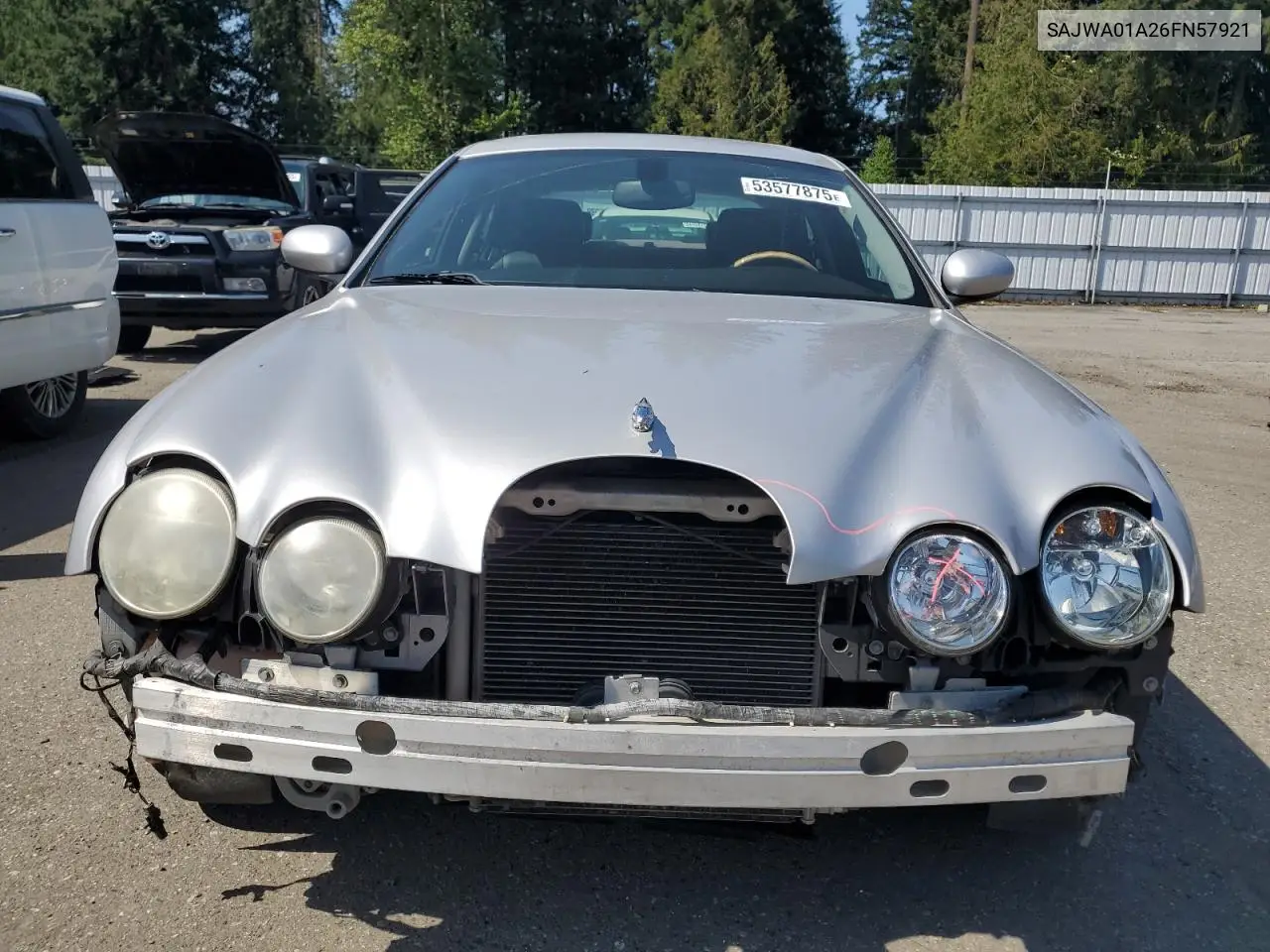 2006 Jaguar S-Type VIN: SAJWA01A26FN57921 Lot: 53577875