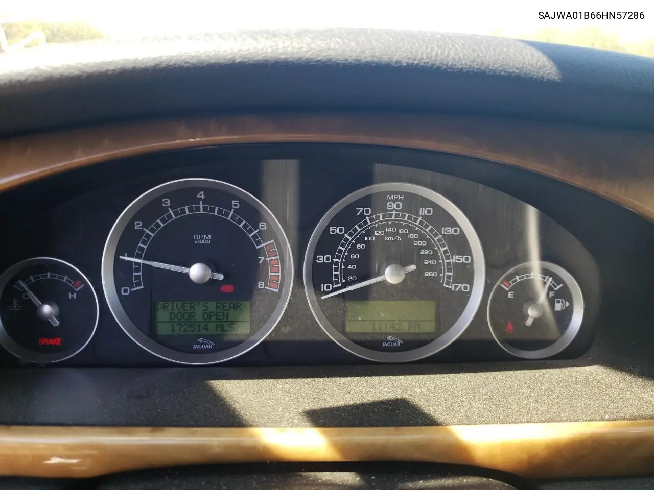 2006 Jaguar S-Type 4.2 VIN: SAJWA01B66HN57286 Lot: 54898945