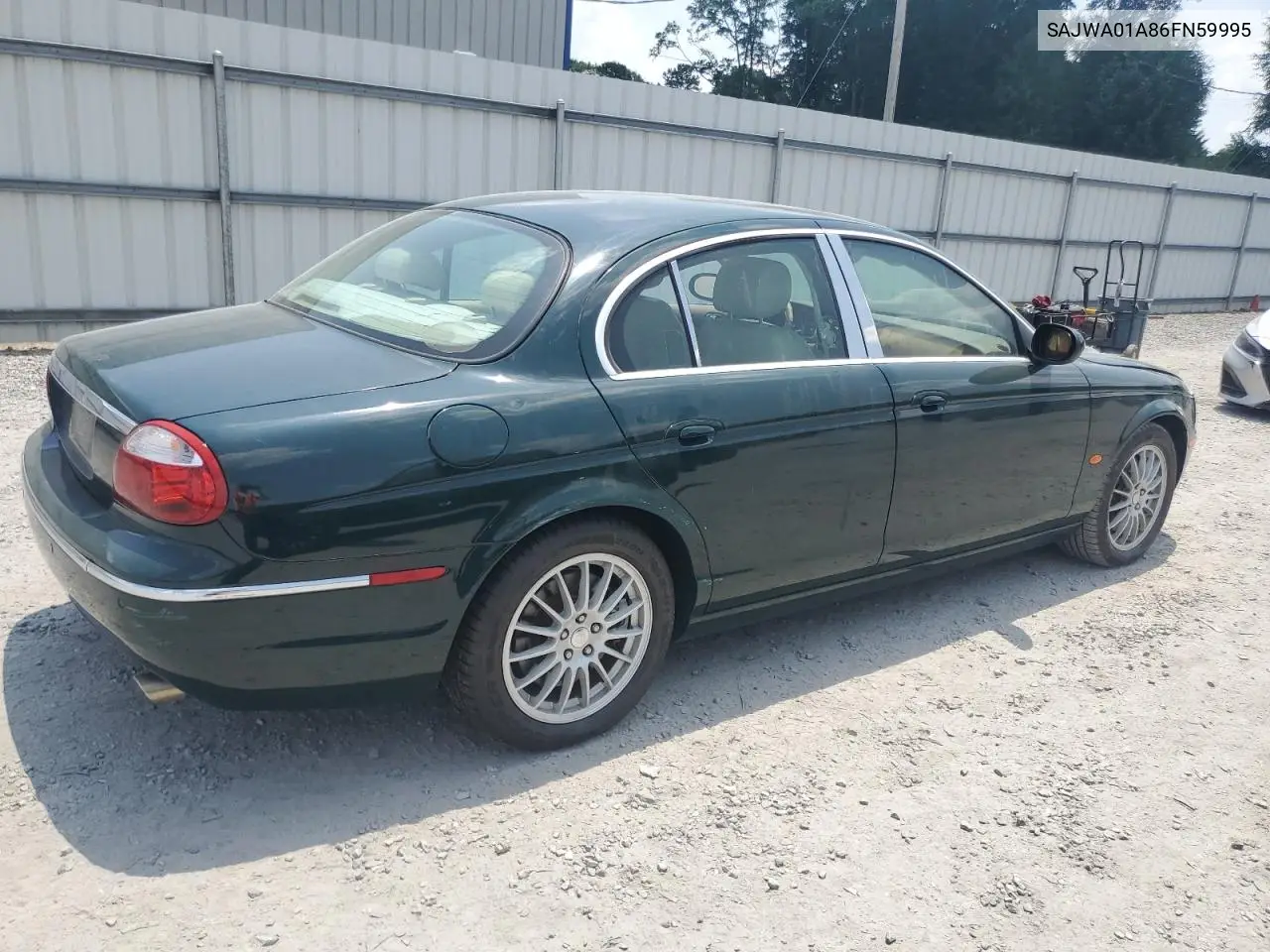 2006 Jaguar S-Type VIN: SAJWA01A86FN59995 Lot: 62366555
