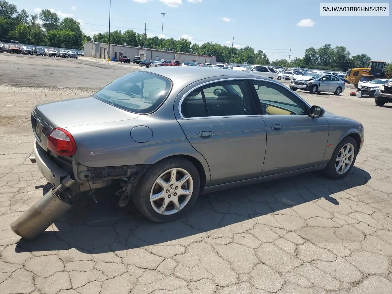 2006 Jaguar S-Type 4.2 VIN: SAJWA01B86HN54387 Lot: 64275565