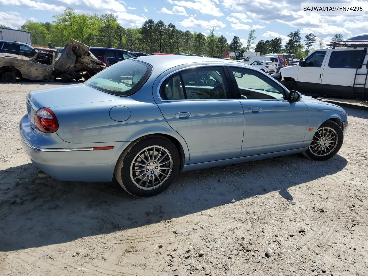 2007 Jaguar S-Type VIN: SAJWA01A97FN74295 Lot: 52691865