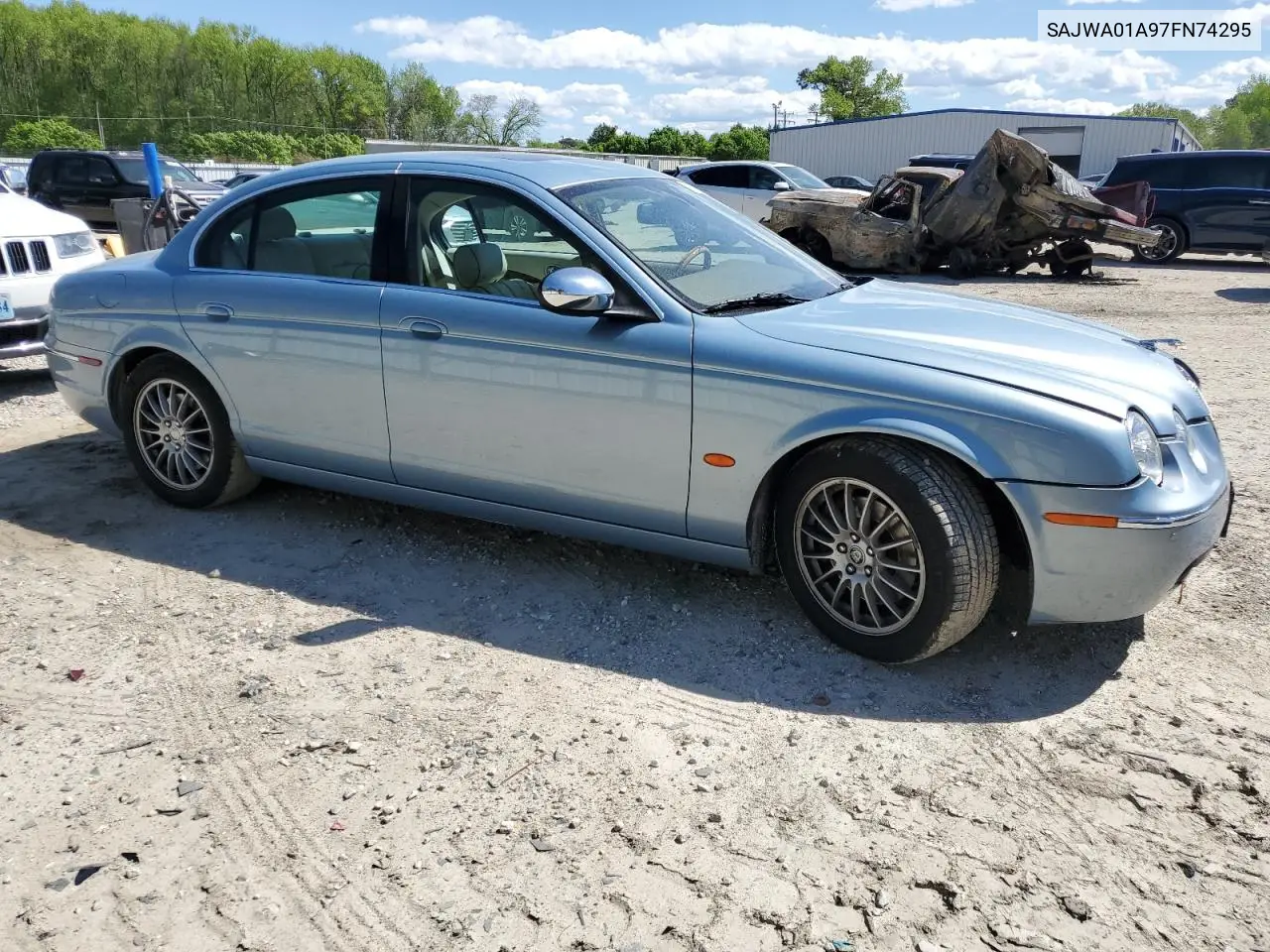 2007 Jaguar S-Type VIN: SAJWA01A97FN74295 Lot: 52691865