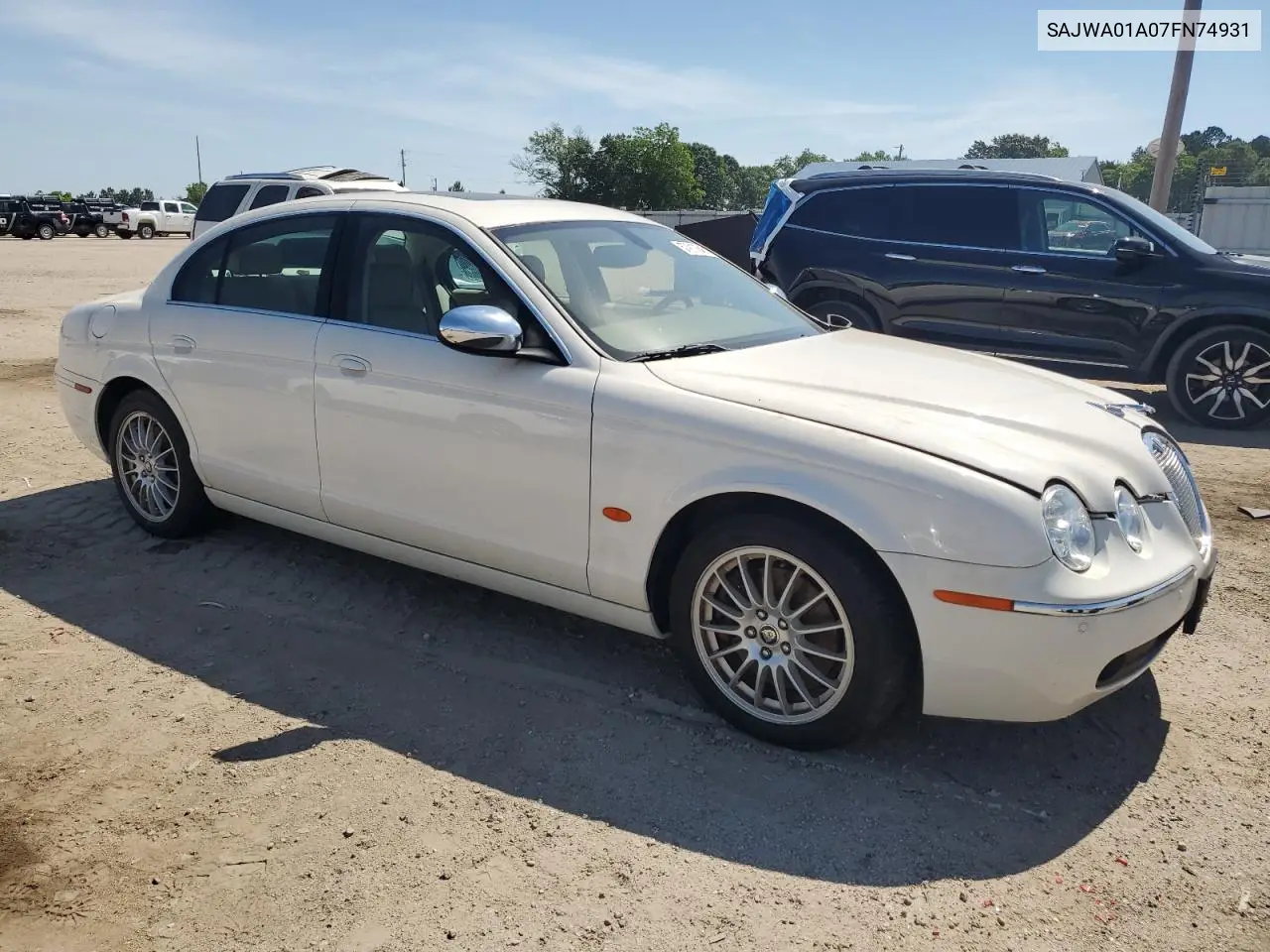 2007 Jaguar S-Type VIN: SAJWA01A07FN74931 Lot: 57917545