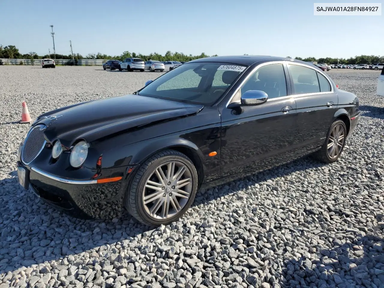 2008 Jaguar S-Type VIN: SAJWA01A28FN84927 Lot: 57604875