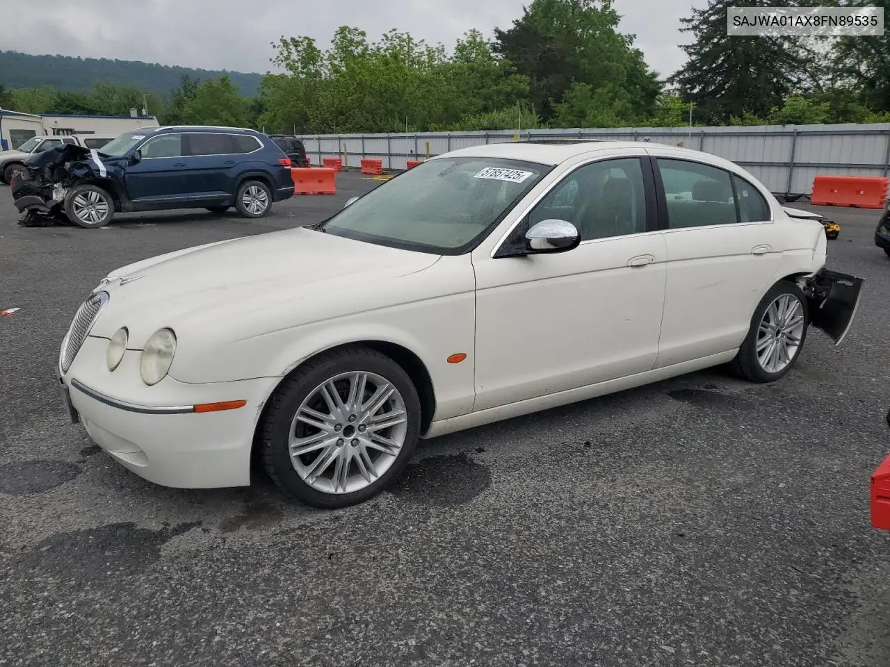 2008 Jaguar S-Type VIN: SAJWA01AX8FN89535 Lot: 57857425
