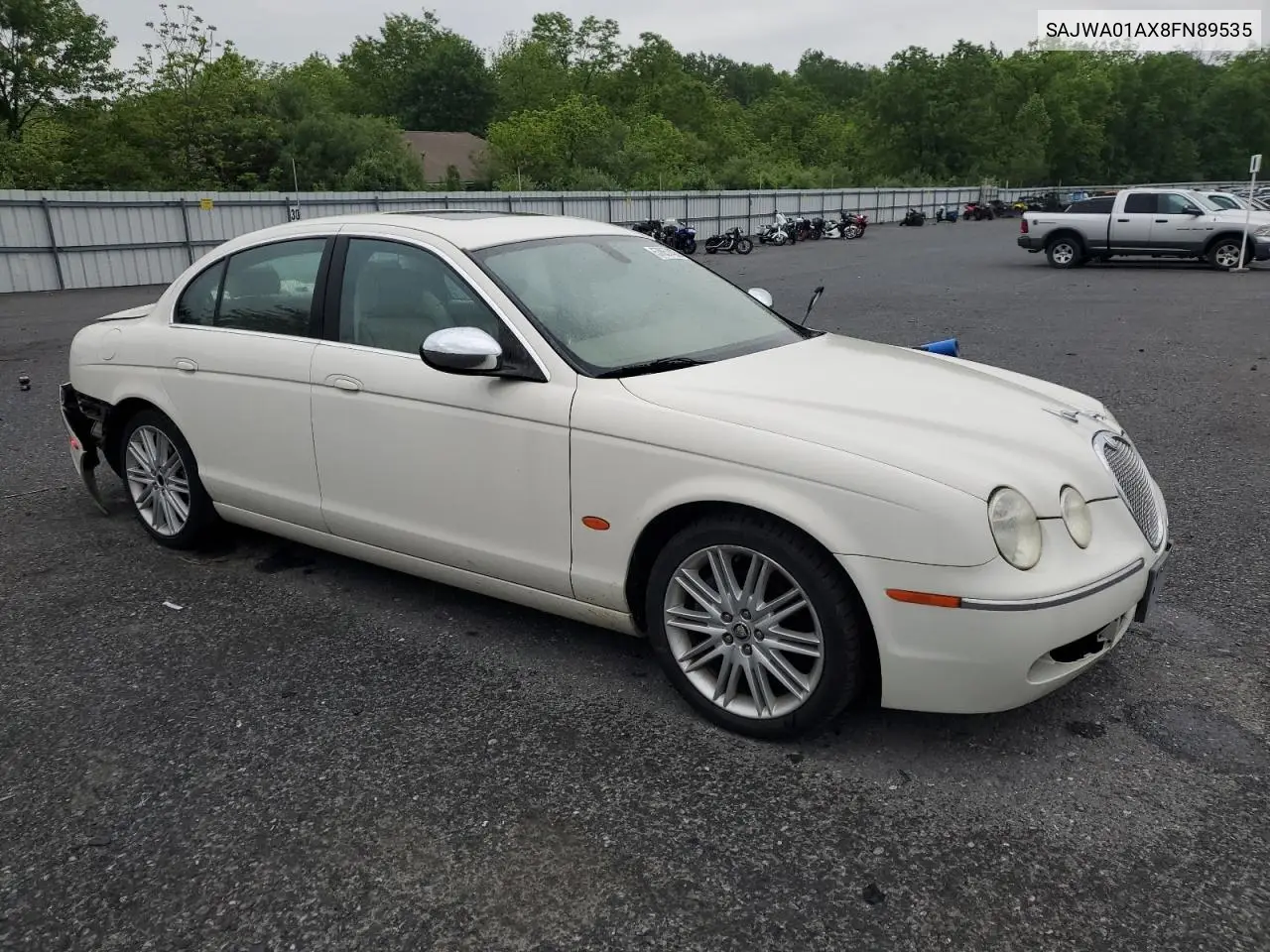 2008 Jaguar S-Type VIN: SAJWA01AX8FN89535 Lot: 57857425