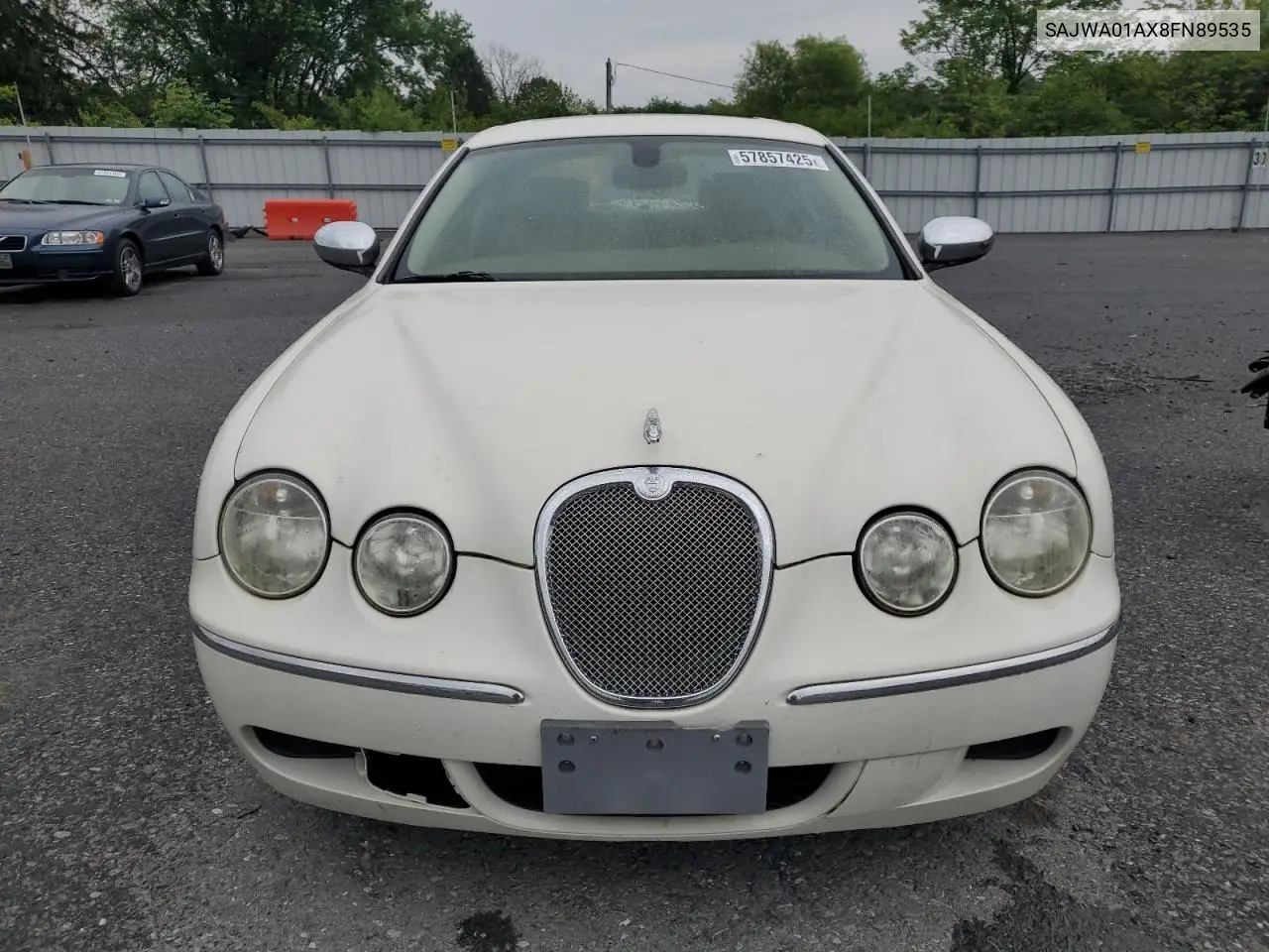 2008 Jaguar S-Type VIN: SAJWA01AX8FN89535 Lot: 57857425