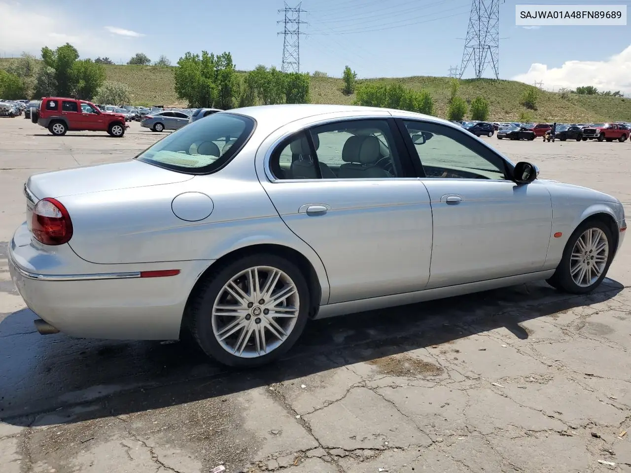 2008 Jaguar S-Type VIN: SAJWA01A48FN89689 Lot: 58586445