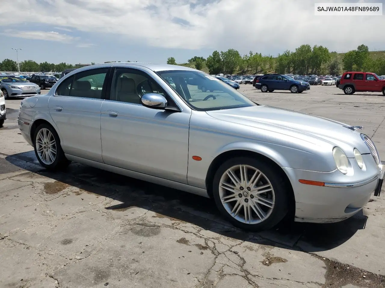 2008 Jaguar S-Type VIN: SAJWA01A48FN89689 Lot: 58586445