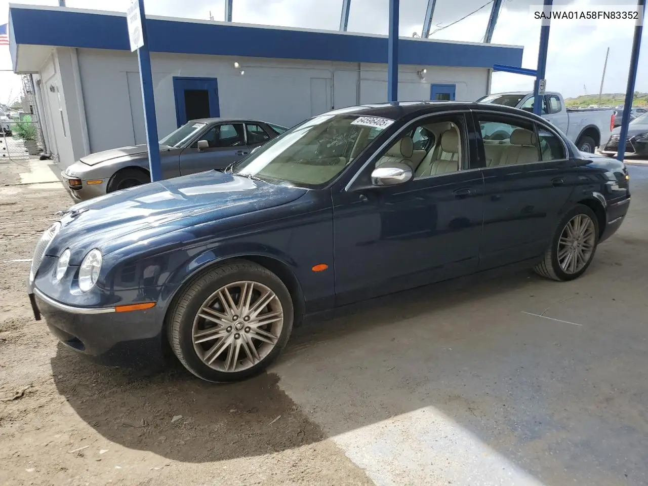 2008 Jaguar S-Type VIN: SAJWA01A58FN83352 Lot: 64596405