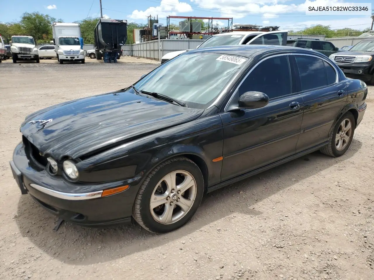 2002 Jaguar X-Type 3.0 VIN: SAJEA51C82WC33346 Lot: 58549065