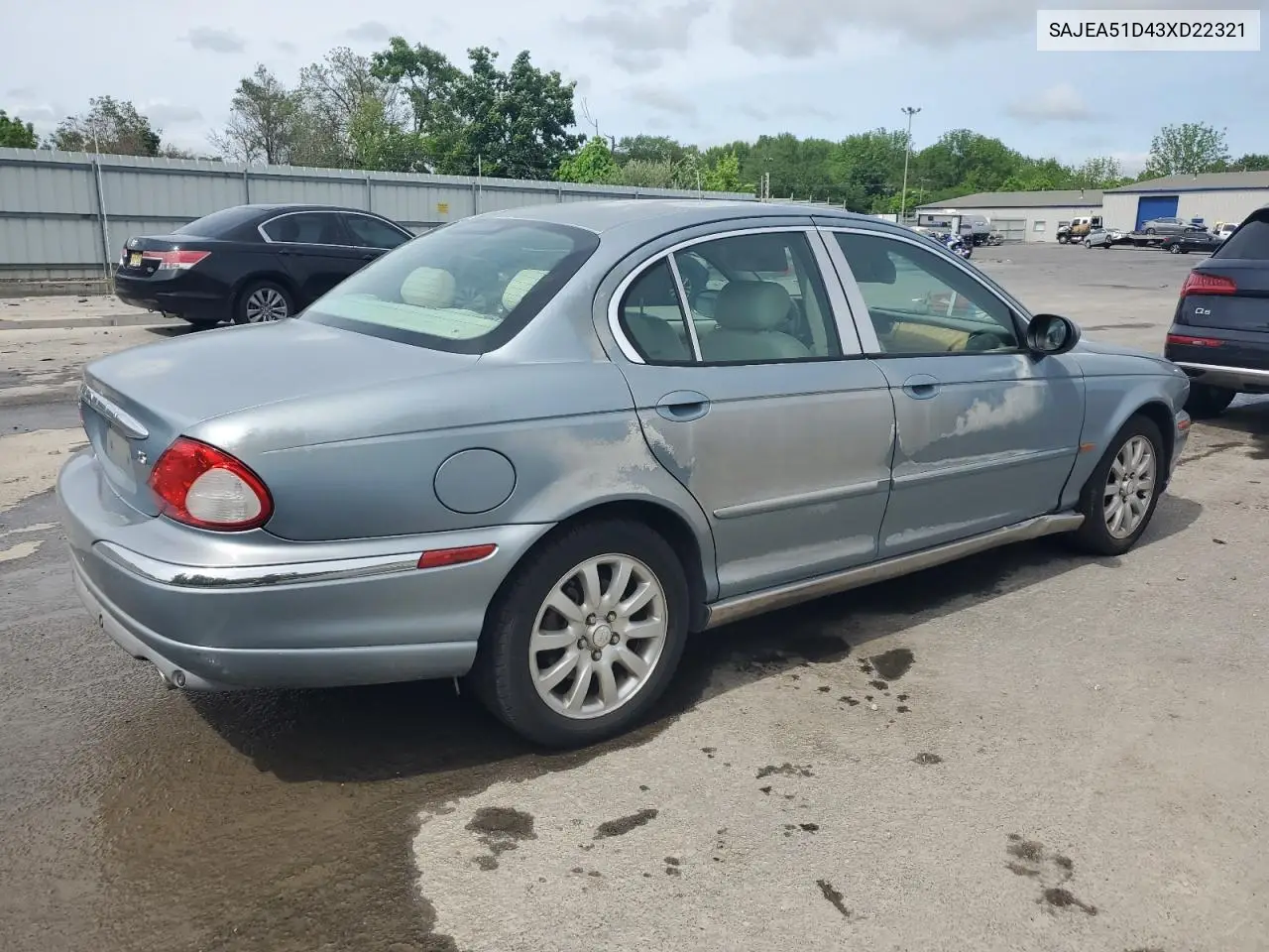 2003 Jaguar X-Type 2.5 VIN: SAJEA51D43XD22321 Lot: 57523265