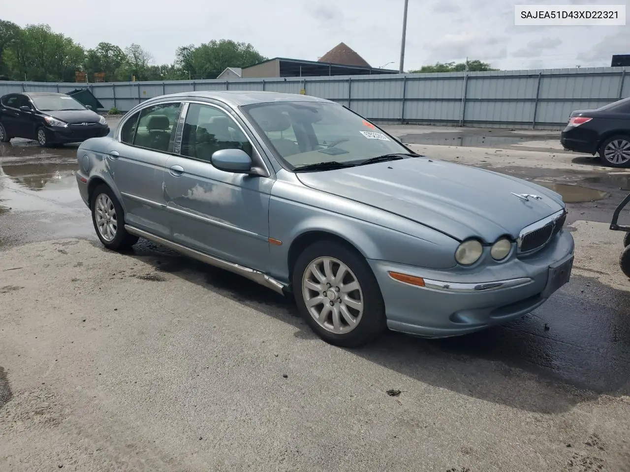 2003 Jaguar X-Type 2.5 VIN: SAJEA51D43XD22321 Lot: 57523265